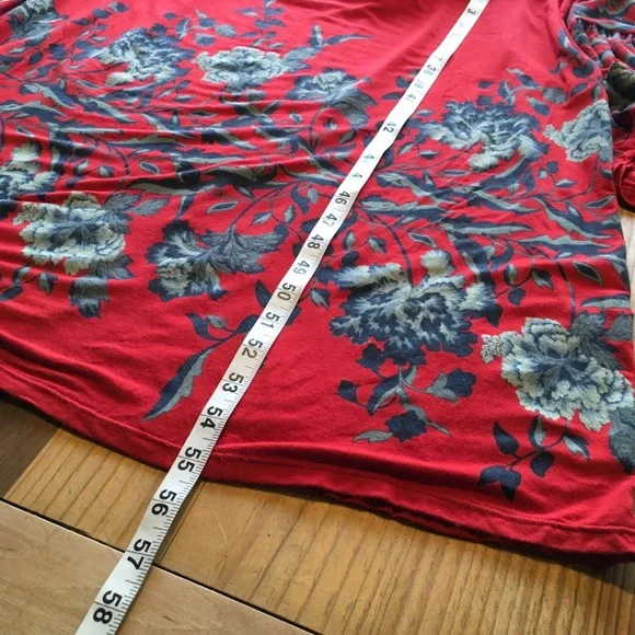 NWT FREE PEOPLE Midnight Garden Red Floral Maxi Dress - Picture 12 of 14